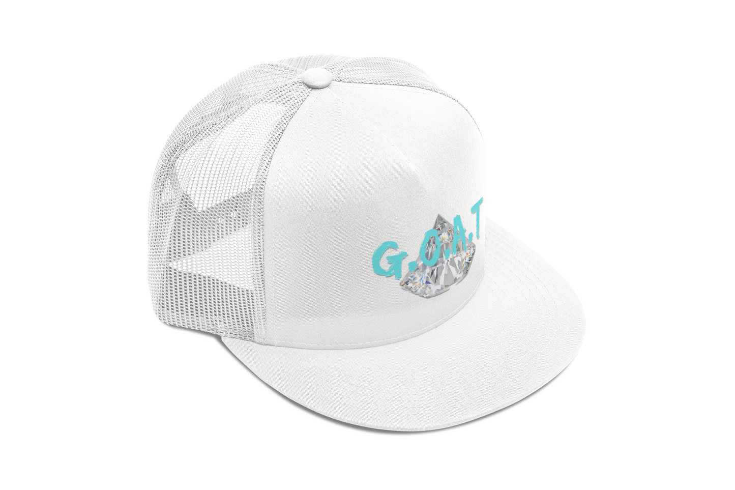 G O A T n' Bling Trucker Mesh Snapback Hat